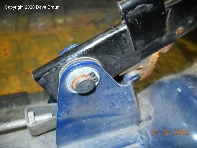 Spitfire1974/Restoration/Brakes/Parking Brake/Parking brake handle